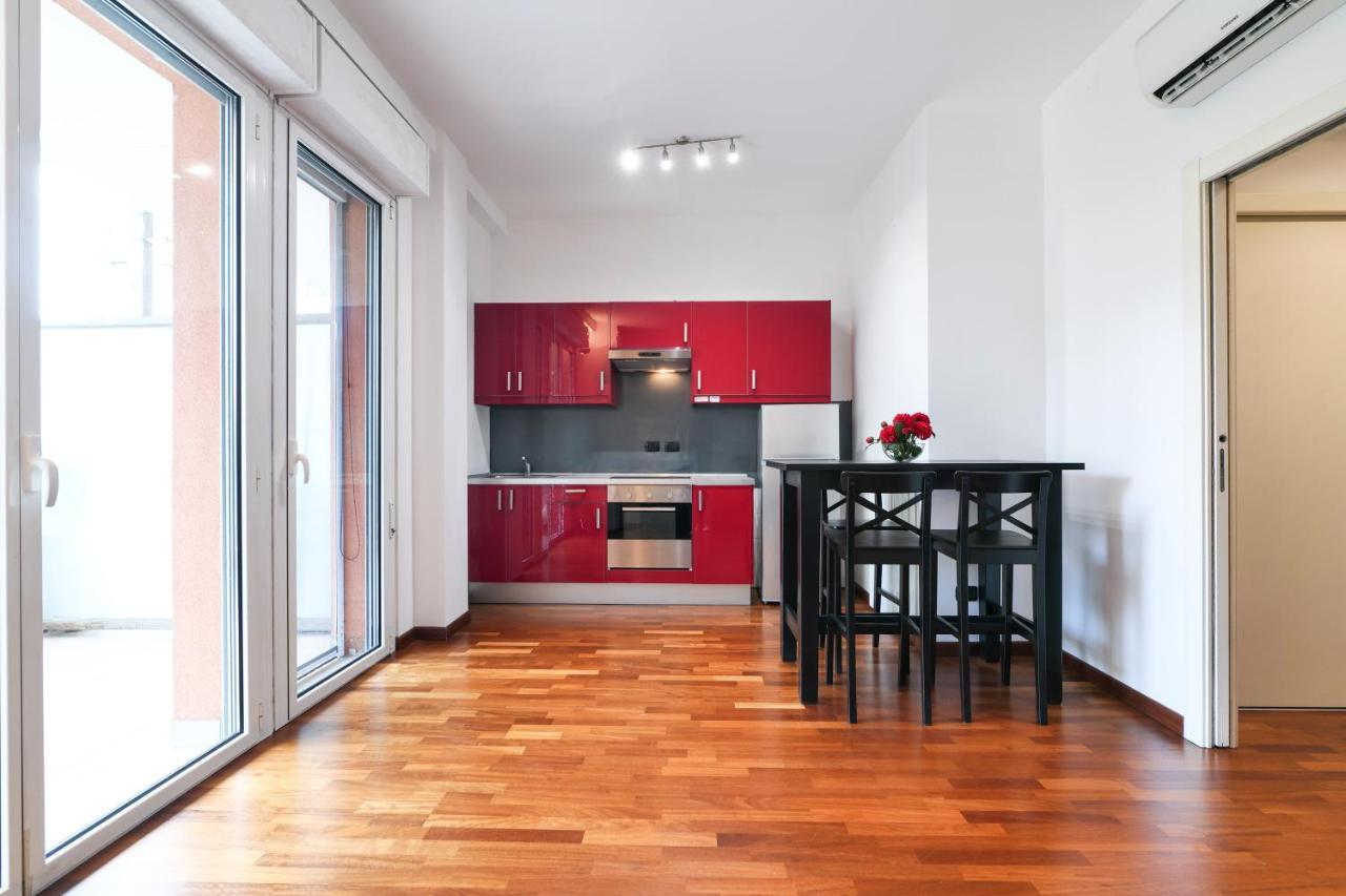 Contempora Apartments - Monolocale Con Terrazza Via F. De Sanctis, 41 米兰 外观 照片